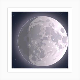 Full Moon Radiance Art Print