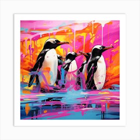 Penguins 6 Art Print