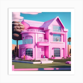 Barbie Dream House (266) Art Print