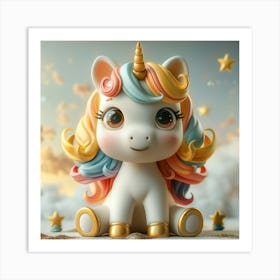 Unicorn 411 Art Print