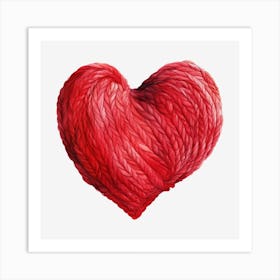 Heart Of Yarn 22 Art Print