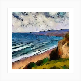 Scottish Highlands Seaside Series 3 Art Print