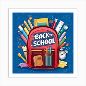 Back To School 3 Art Print