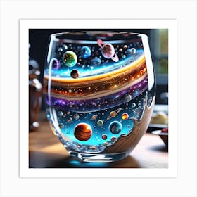 Planets In The Glass Art Print