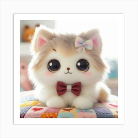 Cute Kitty Art Print