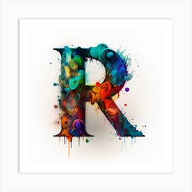 Letter R Art Print