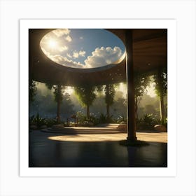 Garden In The Sun 3 Art Print