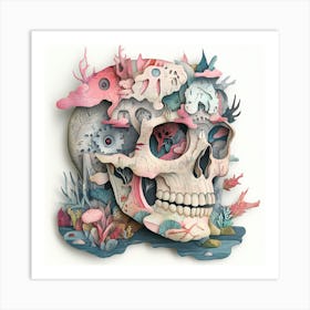 Skull Of The Sea Art Print