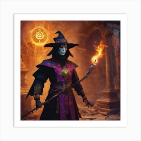 Wizard Of Olympus Art Print