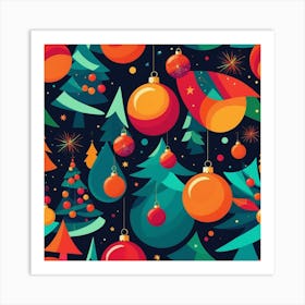 Christmas Background 3 Art Print