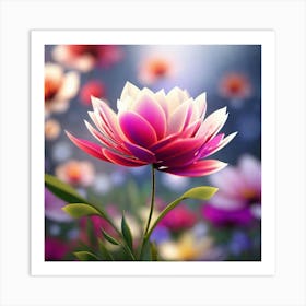 Lotus Flower 3 Art Print