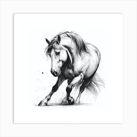 Horse Galloping 9 Art Print