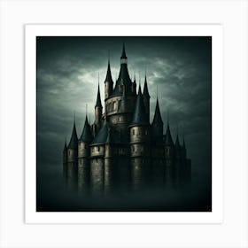 Harry Potter Castle Art Print