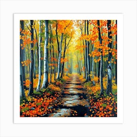 Autumn Path 2 Art Print