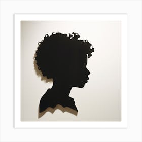 MY VERY OWN SILHOUETTE MAMA Art Print