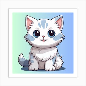 cute kitten 5 Art Print