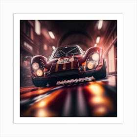 Gt3 Racing Car Art Print