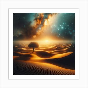 Sand Dunes Art Print