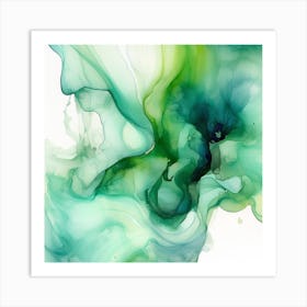 Abstract Watercolor Painting 2 Art Print