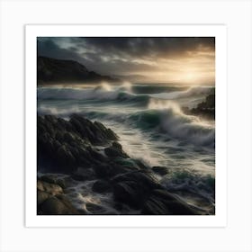 Stormy Seas Art Print