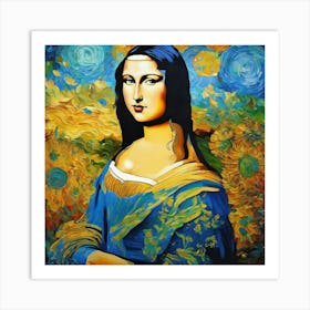 Mona Lisa mk Art Print