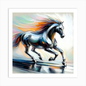 Creative Horse Beauty Illustration Nr 32 Art Print