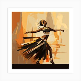 African Dancer 1 Art Print