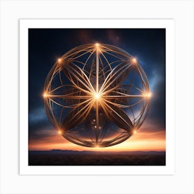 Shamanic Sphere Art Print