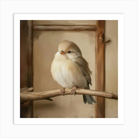 Bird On A Branch Art Print