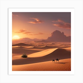 Sahara Desert Art Print