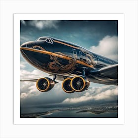 Plane art Art Print