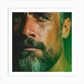 Portrait Of A Man With Beard Art Print