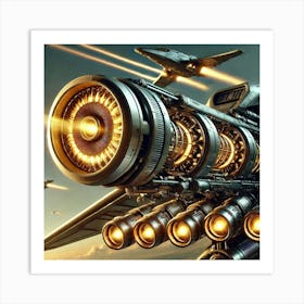 Solar Beam Cannons Phoenix Converted Art Print