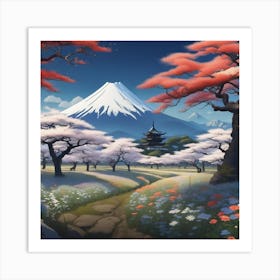 Japan in the Spring Art Print