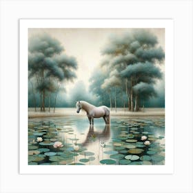 Lily Pond 6 Art Print