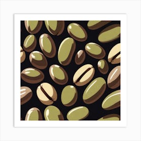 Coffee Beans 357 Art Print