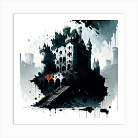 Castle On A Hill Art Print