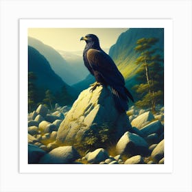 Eagle Sad Art Print