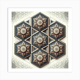 Geometric Pattern 9 Art Print