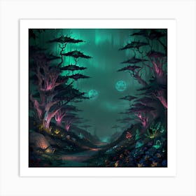 Forest Path Art Print