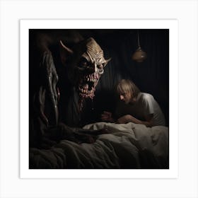 Tooth fairy and fear Art Print