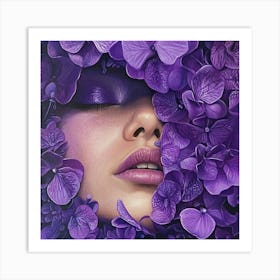 Purple Flowers 2 Art Print