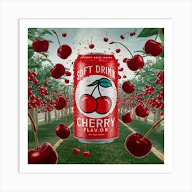 Cherry Drink Art Print