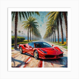 Ferrari 488 Art Print