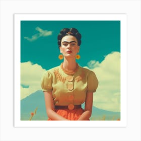 Frida Kahlo summer Look Art Print