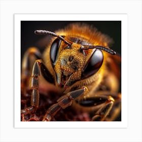 Bee Portrait Art Print