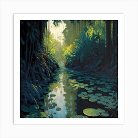 Lily Pond Art Print