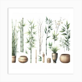 Bamboo 6 Art Print