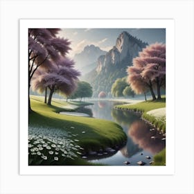 Cherry Blossoms 5 Art Print