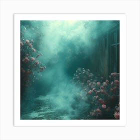 Smoky Roses Art Print